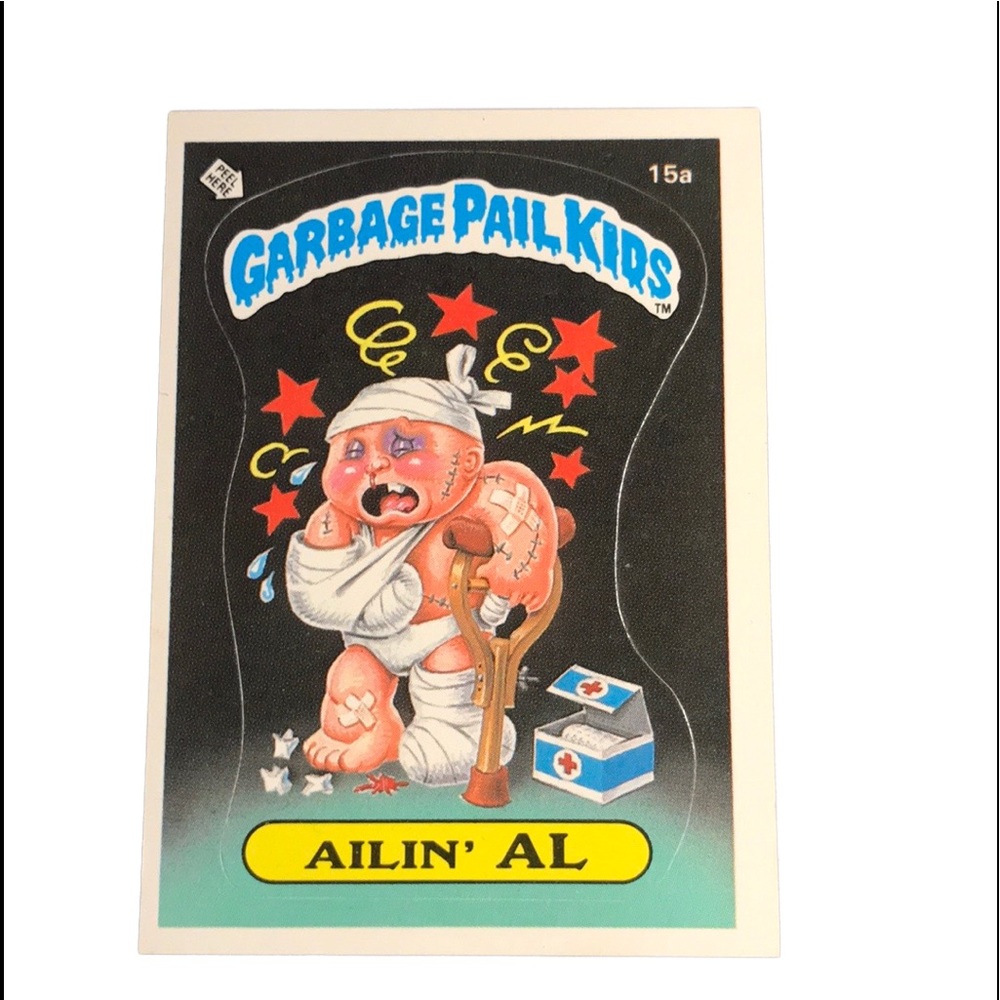 Garbage Pail Kids Ailin' Al trading card